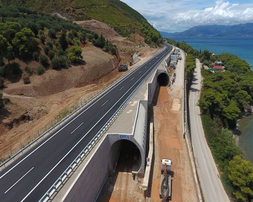 Διακοπτο Ροδοδάφνη Ρίο, Σήραγγα Παναγοπούλας